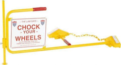 Vestil - 40-1/16" Wide x 20-1/8" High x 45" Deep, Steel Wheel Chock - USA Tool & Supply