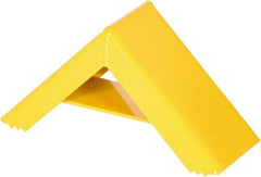 Vestil - 6" Wide x 9-1/16" High x 17-5/16" Deep, Steel Wheel Chock - USA Tool & Supply