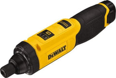 DeWALT - 8 Volt Lithium-Ion Battery Inline Cordless Screwdriver - 430 RPM, 430 In/Lb Torque - USA Tool & Supply