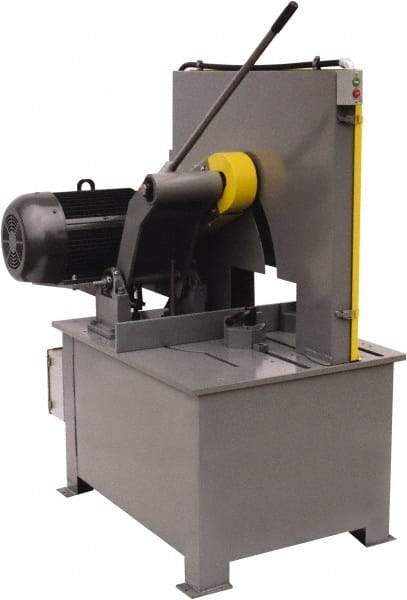 Kalamazoo - 26" Blade Diam, 1" Arbor Hole, Straight Chop & Cutoff Saw - 1,800 RPM, 20 hp, 220/440 Volts, 3 Phase - USA Tool & Supply