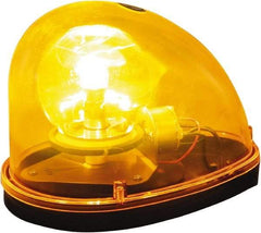 Buyers Products - 90 FPM, Magnetic Mount Emergency Revolving Warning Light Assembly - Powered by 12 Volts, Amber - USA Tool & Supply