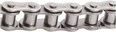 Tritan - 5/8" Pitch, ANSI 50, Single Strand Roller Chain - Chain No. 50SS, 3,417 Lb. Capacity, 100 Ft. Long, 0.4" Roller Diam, 0.37" Roller Width - USA Tool & Supply