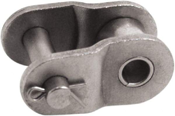 Tritan - 1/4" Pitch, ANSI 25, Roller Chain Offset Link - For Use with Single Strand Chain - USA Tool & Supply