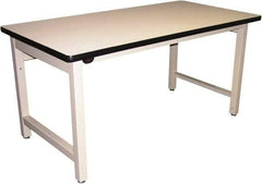 Proline - 60 Wide x 36" Deep x 36" High, Static Dissipative Workbench - Adjustable Height Legs, Beige - USA Tool & Supply