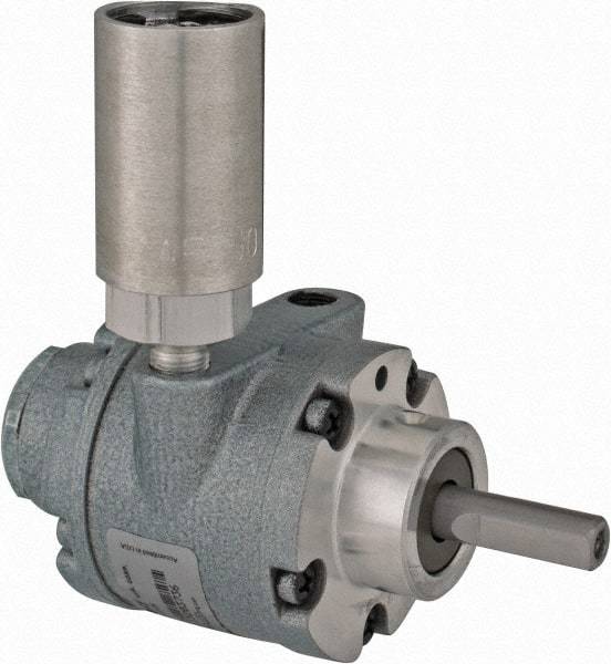 Gast - 1/2 hp Reversible Hub Air Actuated Motor - 6,000 Max RPM, 1.14" Shaft Length, 4.66" OAL, 3/8" Shaft Diam - USA Tool & Supply