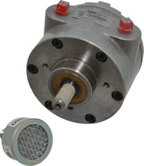 Gast - 1-1/2 hp Reversible Face Air Actuated Motor - 3,000 Max RPM, 1.12" Shaft Length, 5.81" OAL, 1/2" Shaft Diam - USA Tool & Supply