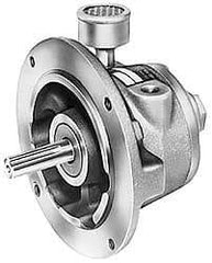Gast - 4 hp Reversible NEMA 56C Air Actuated Motor - 3,000 Max RPM, 2.06" Shaft Length, 8.29" OAL, 5/8" Shaft Diam - USA Tool & Supply