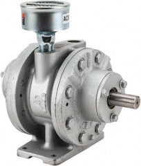 Gast - 5 hp Reversible Foot Air Actuated Motor - 2,500 Max RPM, 1.53" Shaft Length, 8.41" OAL, 3/4" Shaft Diam - USA Tool & Supply