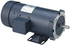 Leeson - 1 Max hp, 1,750 Max RPM, Electric AC DC Motor - 115 V Input, 56C Frame - USA Tool & Supply