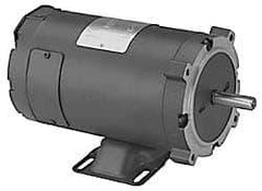 Leeson - 1/3 Max hp, 1,800 Max RPM, Electric AC DC Motor - 12 V Input, 56C Frame - USA Tool & Supply