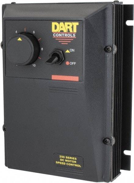 Dart Controls - 2 Max hp, 30 Max RPM, Electric AC DC Motor - 120, 240 V Input - USA Tool & Supply