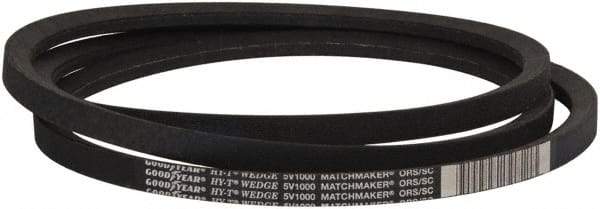 Continental ContiTech - Section 5V, 100" Outside Length, V-Belt - Fiber Reinforced Wingprene Rubber, HY-T Wedge MatchmakerEnvelope, No. 5V1000 - USA Tool & Supply