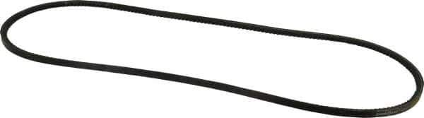 Continental ContiTech - Section 3VX, 53" Outside Length, V-Belt - Fiber Reinforced Wingprene Rubber, HY-T Wedge Matchmaker Cogged, No. 3VX530 - USA Tool & Supply