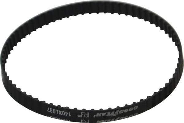 Continental ContiTech - Section XL, 3/8" Wide, Timing Belt - Helanca Weave Stretch Nylon, XL Series Belts Positive Drive, No. 140XL - USA Tool & Supply