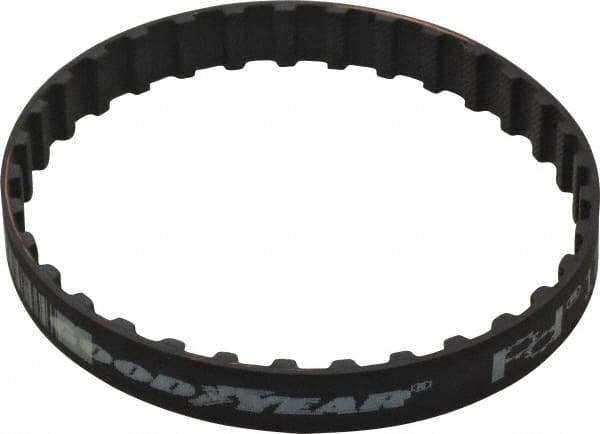 Continental ContiTech - Section L, 1/2" Wide, Timing Belt - Helanca Weave Stretch Nylon, L Series Belts Positive Drive, No. 124L - USA Tool & Supply