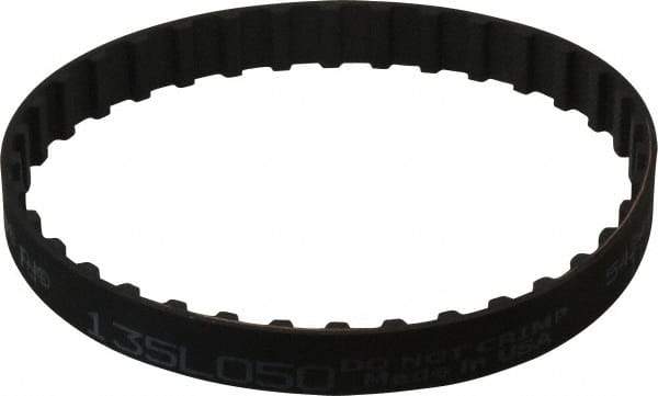 Continental ContiTech - Section L, 1/2" Wide, Timing Belt - Helanca Weave Stretch Nylon, L Series Belts Positive Drive, No. 135L - USA Tool & Supply