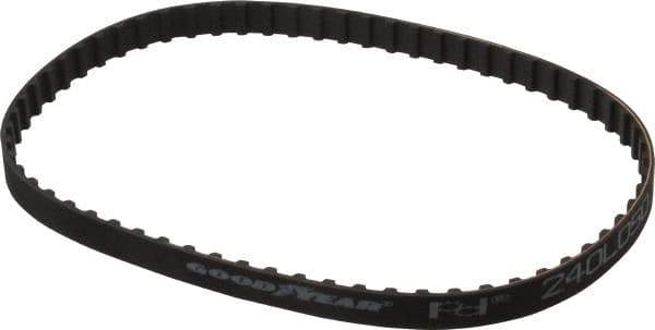 Continental ContiTech - Section L, 1/2" Wide, Timing Belt - Helanca Weave Stretch Nylon, L Series Belts Positive Drive, No. 240L - USA Tool & Supply