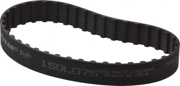 Continental ContiTech - Section L, 3/4" Wide, Timing Belt - Helanca Weave Stretch Nylon, L Series Belts Positive Drive, No. 150L - USA Tool & Supply
