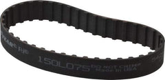 Continental ContiTech - Section L, 3/4" Wide, Timing Belt - Helanca Weave Stretch Nylon, L Series Belts Positive Drive, No. 150L - USA Tool & Supply