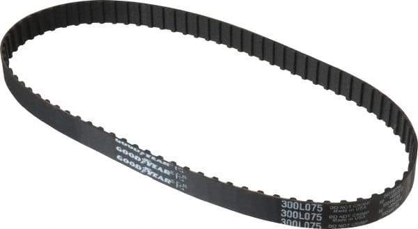 Continental ContiTech - Section L, 3/4" Wide, Timing Belt - Helanca Weave Stretch Nylon, L Series Belts Positive Drive, No. 300L - USA Tool & Supply
