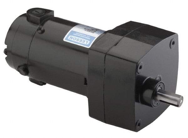 Leeson - 1/15 Max hp, 9 Max RPM, Electric AC DC Motor - 115 V Input, Single Phase, 31 Frame - USA Tool & Supply