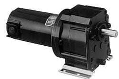 Leeson - 16:1 Gear Ratio, Gearmotor - 31 Frame, 26 Torque, 0.05 hp - USA Tool & Supply