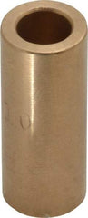 Made in USA - 5/16" Inside x 1/2" Outside Diam, Cast Bronze Sleeve Bearing - 1-1/4" OAL - USA Tool & Supply