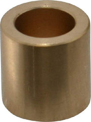 Made in USA - 1/2" Inside x 3/4" Outside Diam, Cast Bronze Sleeve Bearing - 3/4" OAL - USA Tool & Supply