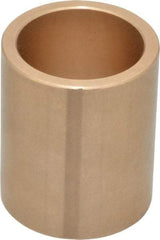 Made in USA - 1" Inside x 1-1/4" Outside Diam, Cast Bronze Sleeve Bearing - 1-1/2" OAL - USA Tool & Supply