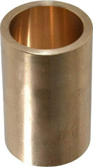 Made in USA - 1" Inside x 1-1/4" Outside Diam, Cast Bronze Sleeve Bearing - 2" OAL - USA Tool & Supply