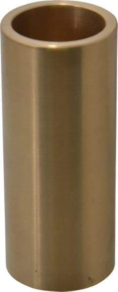 Made in USA - 1" Inside x 1-1/4" Outside Diam, Cast Bronze Sleeve Bearing - 3" OAL - USA Tool & Supply