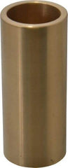 Made in USA - 1" Inside x 1-1/4" Outside Diam, Cast Bronze Sleeve Bearing - 3" OAL - USA Tool & Supply