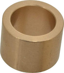 Made in USA - 1" Inside x 1-3/8" Outside Diam, Cast Bronze Sleeve Bearing - 1" OAL - USA Tool & Supply