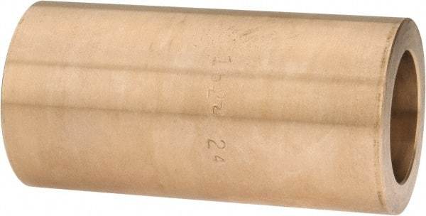 Made in USA - 1" Inside x 1-1/2" Outside Diam, Cast Bronze Sleeve Bearing - 3" OAL - USA Tool & Supply
