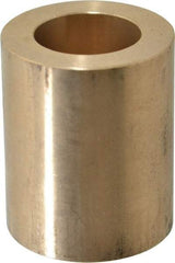 Made in USA - 1" Inside x 1-5/8" Outside Diam, Cast Bronze Sleeve Bearing - 2" OAL - USA Tool & Supply