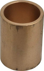 Made in USA - 1-1/4" Inside x 1-1/2" Outside Diam, Cast Bronze Sleeve Bearing - 2" OAL - USA Tool & Supply