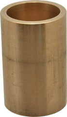 Made in USA - 1-5/16" Inside x 1-5/8" Outside Diam, Cast Bronze Sleeve Bearing - 2-1/2" OAL - USA Tool & Supply