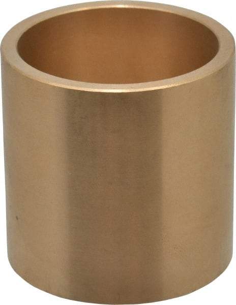 Made in USA - 1-1/2" Inside x 1-3/4" Outside Diam, Cast Bronze Sleeve Bearing - 1-3/4" OAL - USA Tool & Supply