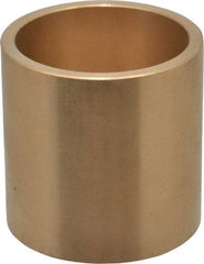 Made in USA - 1-1/2" Inside x 1-3/4" Outside Diam, Cast Bronze Sleeve Bearing - 1-3/4" OAL - USA Tool & Supply