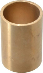 Made in USA - 1-1/2" Inside x 1-3/4" Outside Diam, Cast Bronze Sleeve Bearing - 2-1/2" OAL - USA Tool & Supply