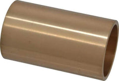 Made in USA - 1-1/2" Inside x 1-3/4" Outside Diam, Cast Bronze Sleeve Bearing - 3" OAL - USA Tool & Supply