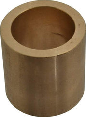 Made in USA - 1-1/2" Inside x 2" Outside Diam, Cast Bronze Sleeve Bearing - 2" OAL - USA Tool & Supply