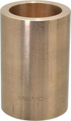 Made in USA - 1-1/2" Inside x 2" Outside Diam, Cast Bronze Sleeve Bearing - 3" OAL - USA Tool & Supply