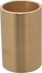 Made in USA - 1-3/4" Inside x 2" Outside Diam, Cast Bronze Sleeve Bearing - 3" OAL - USA Tool & Supply