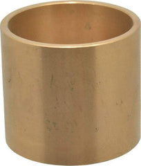 Made in USA - 2" Inside x 2-1/4" Outside Diam, Cast Bronze Sleeve Bearing - 2" OAL - USA Tool & Supply