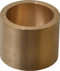 Made in USA - 2" Inside x 2-1/2" Outside Diam, Cast Bronze Sleeve Bearing - 2" OAL - USA Tool & Supply