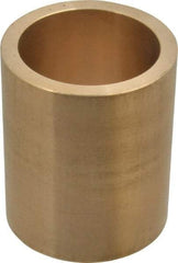 Made in USA - 2" Inside x 2-1/2" Outside Diam, Cast Bronze Sleeve Bearing - 3" OAL - USA Tool & Supply