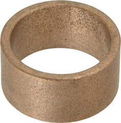 Boston Gear - 1-1/4" Inside x 1-1/2" Outside Diam, Oil Impregnated Bronze SAE-841 Sleeve Bearing - 3/4" OAL - USA Tool & Supply
