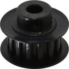 Power Drive - 14 Tooth, 1/4" Inside x 0.871" Outside Diam, Timing Belt Pulley - 1/4, 3/8" Belt Width, 0.891" Pitch Diam, Steel & Cast Iron - USA Tool & Supply