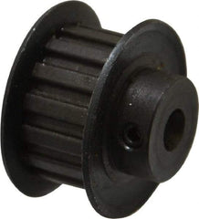Power Drive - 15 Tooth, 1/4" Inside x 0.935" Outside Diam, Timing Belt Pulley - 1/4, 3/8" Belt Width, 0.955" Pitch Diam, Steel & Cast Iron - USA Tool & Supply